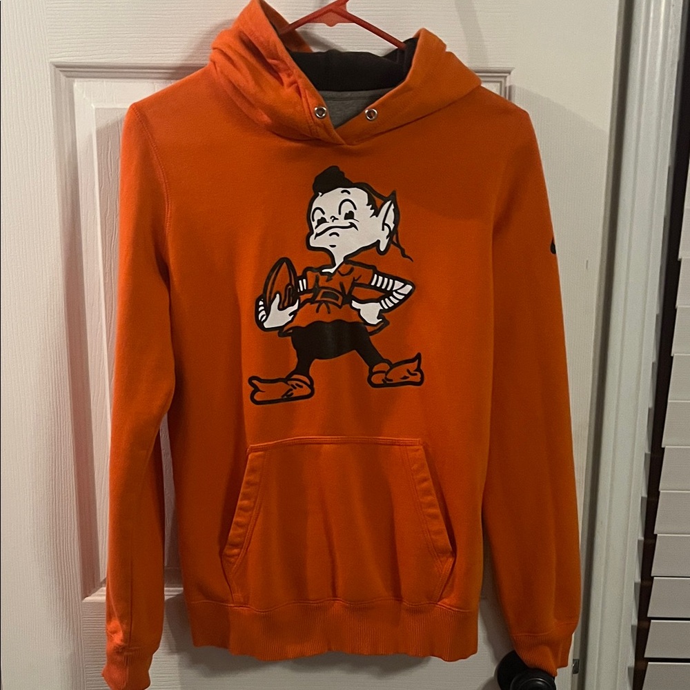 NFL Orange Graphic Hoodie